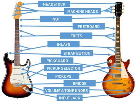 Electric Guitar Diagram Of Parts