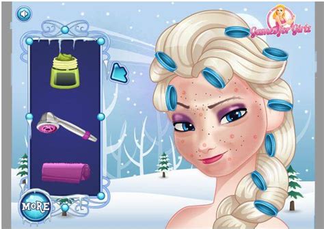 Game Làm đẹp cho công chúa Elsa - Tro choi lam dep cho Elsa