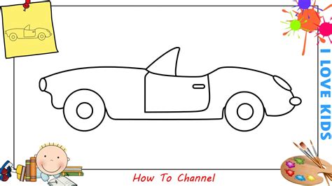 Simple Car Drawing at PaintingValley.com | Explore collection of Simple ...