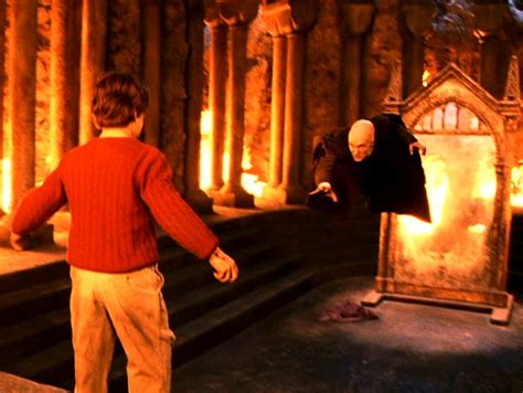 Quirinus Quirrell and Harry Potter at the Philosopher s Stone - Harry ...