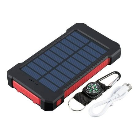 500000mAh Dual USB Portable Solar Battery Charger Solar Power Bank For ...