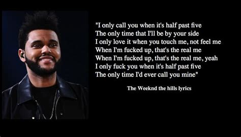 Best 21 The Weeknd Lyrics and Verses - NSF News and Magazine