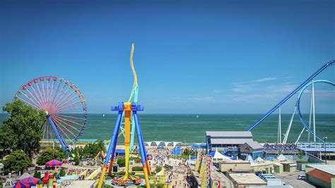 Cedar Point Ohio View Photograph by Dan Sproul - Pixels