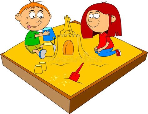 Sandbox stock vector. Illustration of sander, child - 197808120