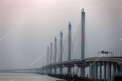 View Jiashao Bridge Connecting Jiaxing Shaoxing Cities East Chinas ...