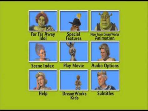 Shrek Dvd Main Menu