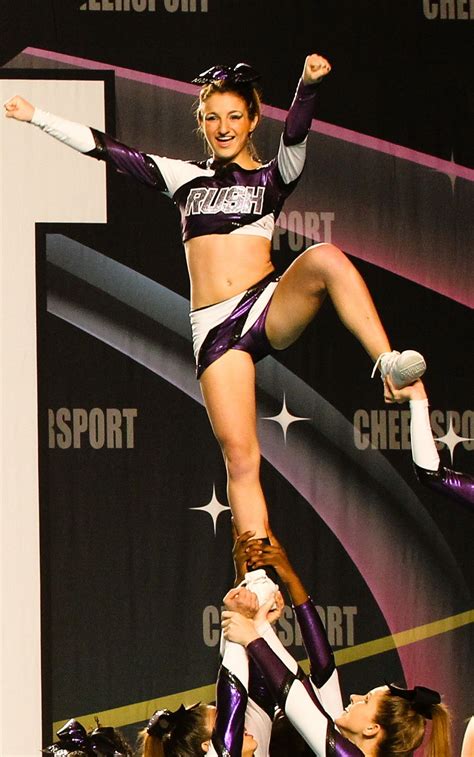 Rush Allstars Cheerleading | Cheer stunts, Allstar cheerleading ...