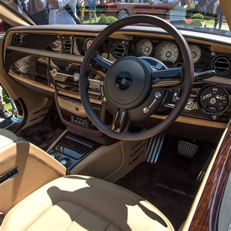 Interiors of Rolls Royce Sweptail