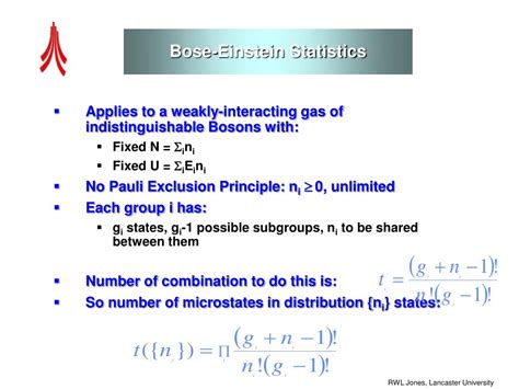 PPT - Bose-Einstein Statistics PowerPoint Presentation, free download ...