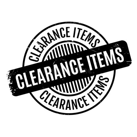 CLEARANCE