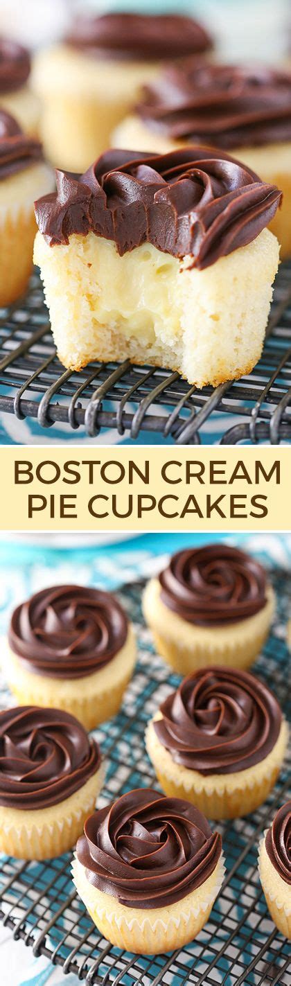 Boston Cream Pie Cupcakes | YourCookNow