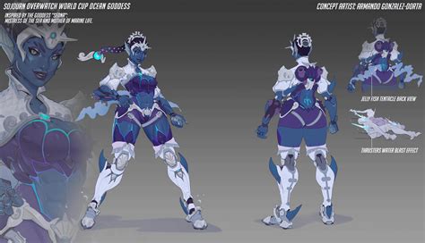 Concept Art of Ocean Goddess Sojourn - Upcoming Overwatch World Cup ...