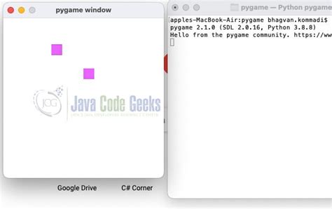 PyGame: Game Programming in Python - Examples Java Code Geeks