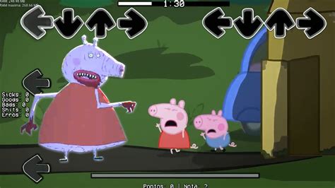 Horror PEPPA PIG - PEPPA PIG Evil in The Guts of Pigs in Night Funkin ...