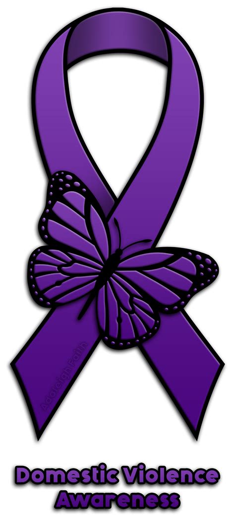 Domestic Violence Awareness Ribbon V3 by AdaleighFaith on DeviantArt