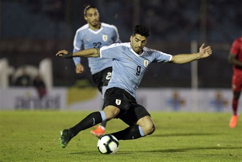 Uruguay's Suarez in race against time after knee injury