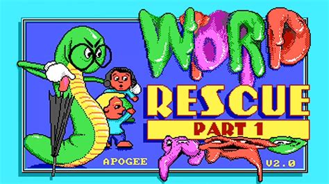 LGR - Word Rescue and Math Rescue - DOS PC Game Review - YouTube