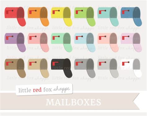 Mailbox Clipart, Mail Box Clip Art Post Office Postal Service Letter ...