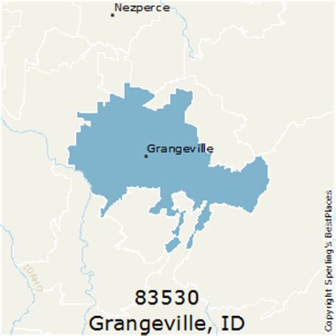 Grangeville (zip 83530), ID