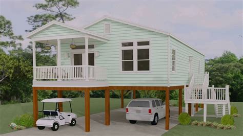 2 Bedroom House Plans On Stilts (see description) - YouTube