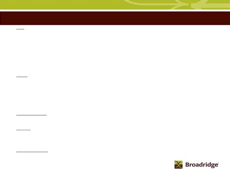 BROADRIDGE FINANCIAL SOLUTIONS, INC. - FORM 8-K - EX-99.4 - INVESTOR ...