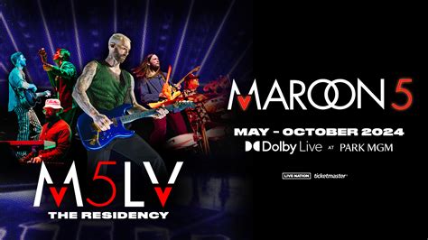 Presale Tickets: Maroon 5 'M5LV' Las Vegas Residency 2024