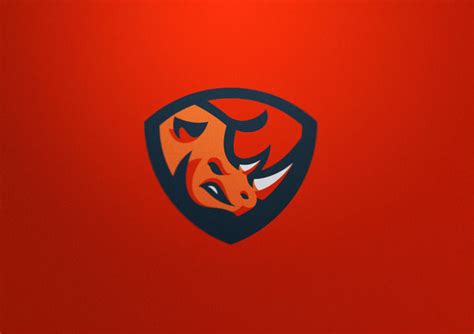 31+ Creative Rhino Logo Designs | Design Trends - Premium PSD, Vector ...