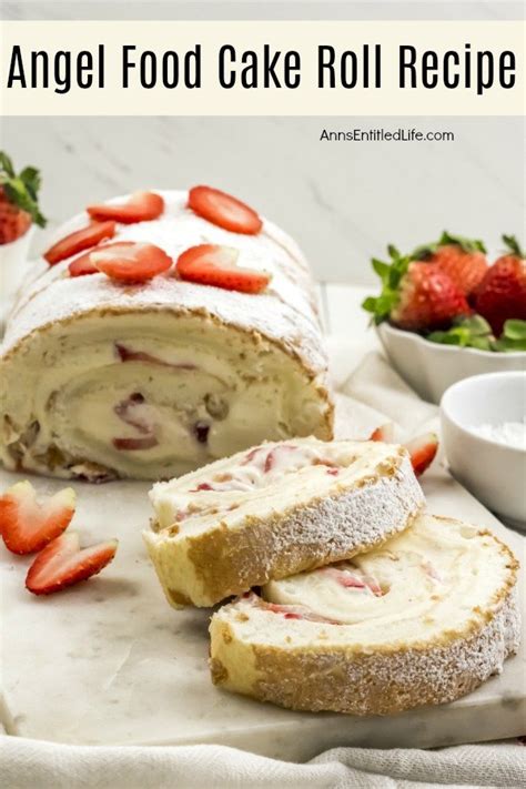 Easy Angel Food Cake Roll Recipe