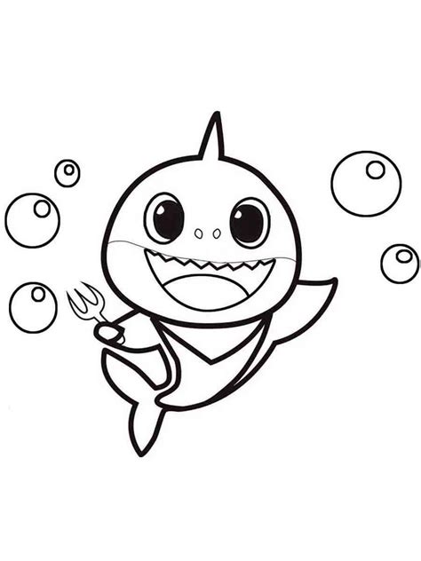 Baby Shark coloring pages