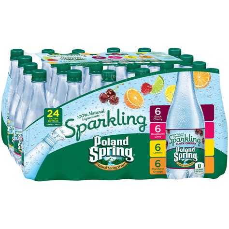 Poland Spring® Variety Pack Sparkling Natural Spring Water 24-.5L ...