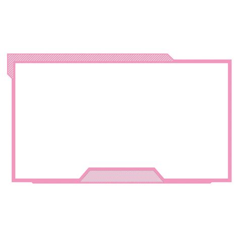 Facecam Overlay Pink PNG Image, Cute Pink Kawaii Girly Facecam Overlay ...