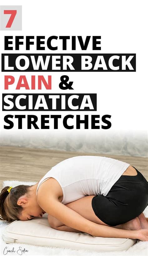 7 Amazing Stretches for Lower Back Pain and Sciatica Relief - Coach ...