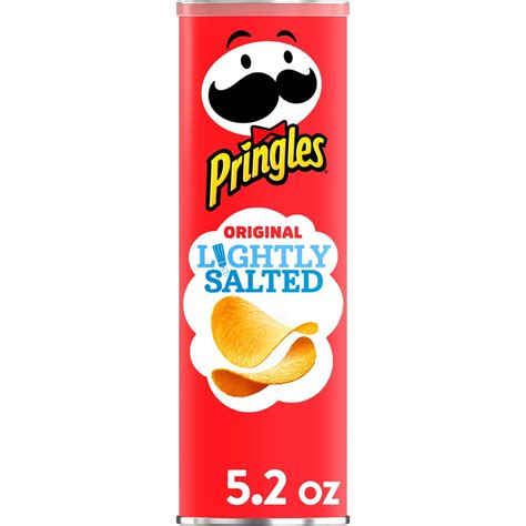 Pringles Potato Crisps Chips, Lightly Salted Original, Snacks On The Go ...