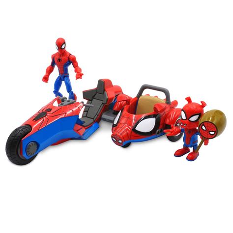 Spider-Man and Spider-Ham Action Figure Bike Set – Marvel Toybox now ...