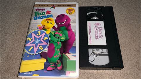 Opening And Closing To Barney’s Fun & Games 1996 VHS - YouTube