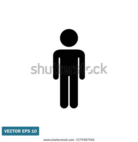 Man Icon Vector Logo Template Design Stock Vector (Royalty Free ...