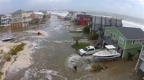 Tidal Flooding at N.C. Beach Captured From Above - NBC News