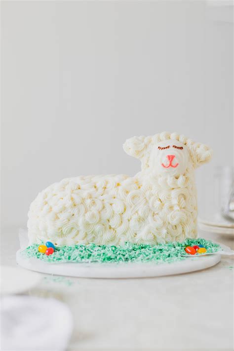 No Fail Easter Lamb Cake Recipe (with video!) - Midwest Nice