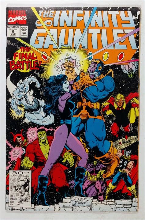 The Infinity Gauntlet #6 (1991) Adam Warlock controls the Gauntlet ...