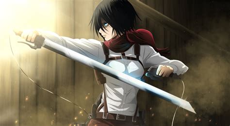 Download Mikasa Ackerman Attack On Titans 4k Wallpaper | Wallpapers.com