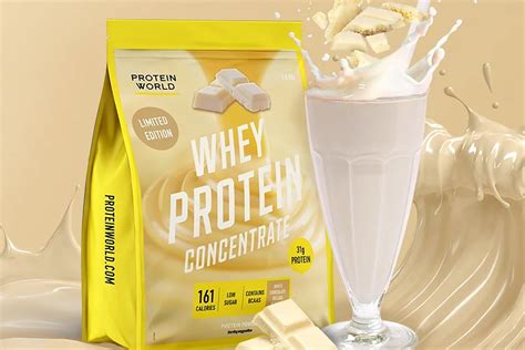 Protein World's Whey Protein Concentrate gets a limited White Chocolate