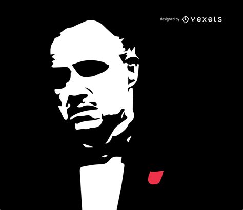 Godfather Marlon Brando Vector Vector Download