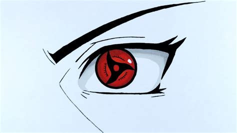 How To Draw Itachi Uchiha Eyes