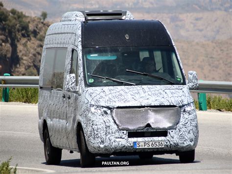 SPYSHOTS: 2018 Mercedes-Benz Sprinter van spotted, full-electric ...