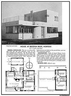 Art deco house plans, Art deco home, Art deco architecture