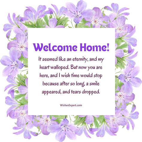 15+ Welcome Back Home Messages for Husband