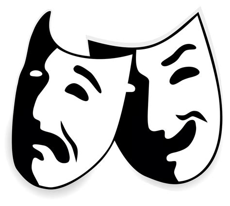 comedy tragedy masks clip art 20 free Cliparts | Download images on ...