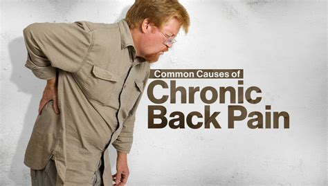 5 Common Causes of Chronic Back Pain