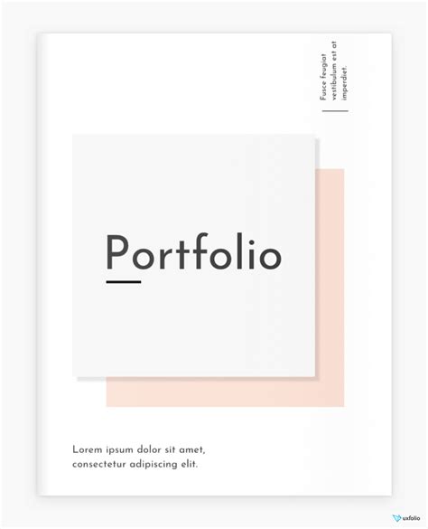 Printable Portfolio Template