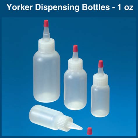 Yorker Tip Dispensing Bottles - 1 oz. (72 Bottles)